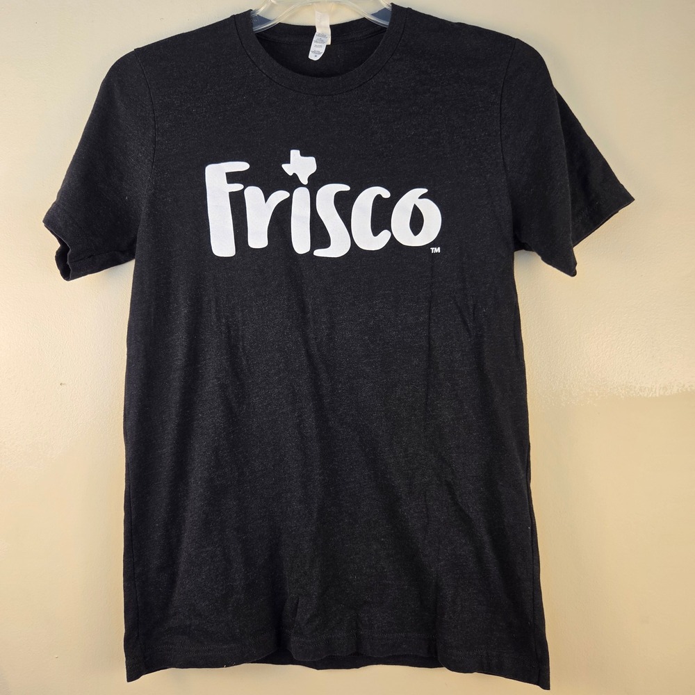 Bella Canvas Frisco Texas Graphic T-Shirt Mens Medium Charcoal Gray Heather M